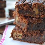 brownie de garbanzo